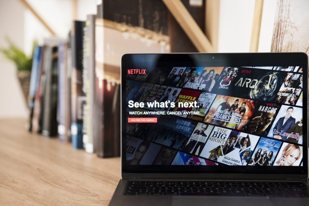 Netflix on Laptop