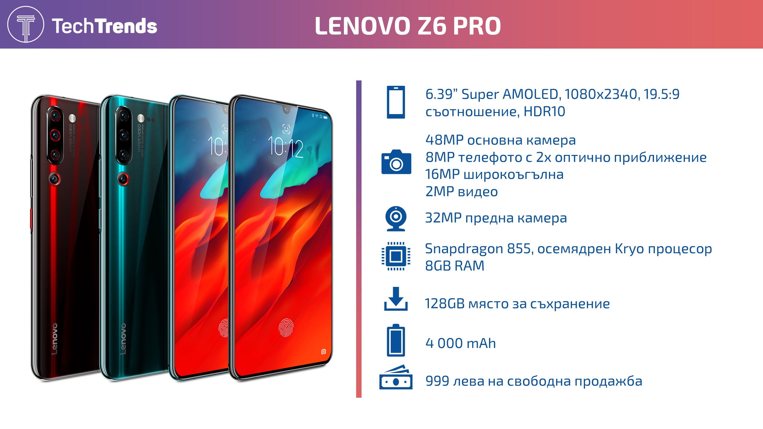Lenovo Z6 Pro Infographic