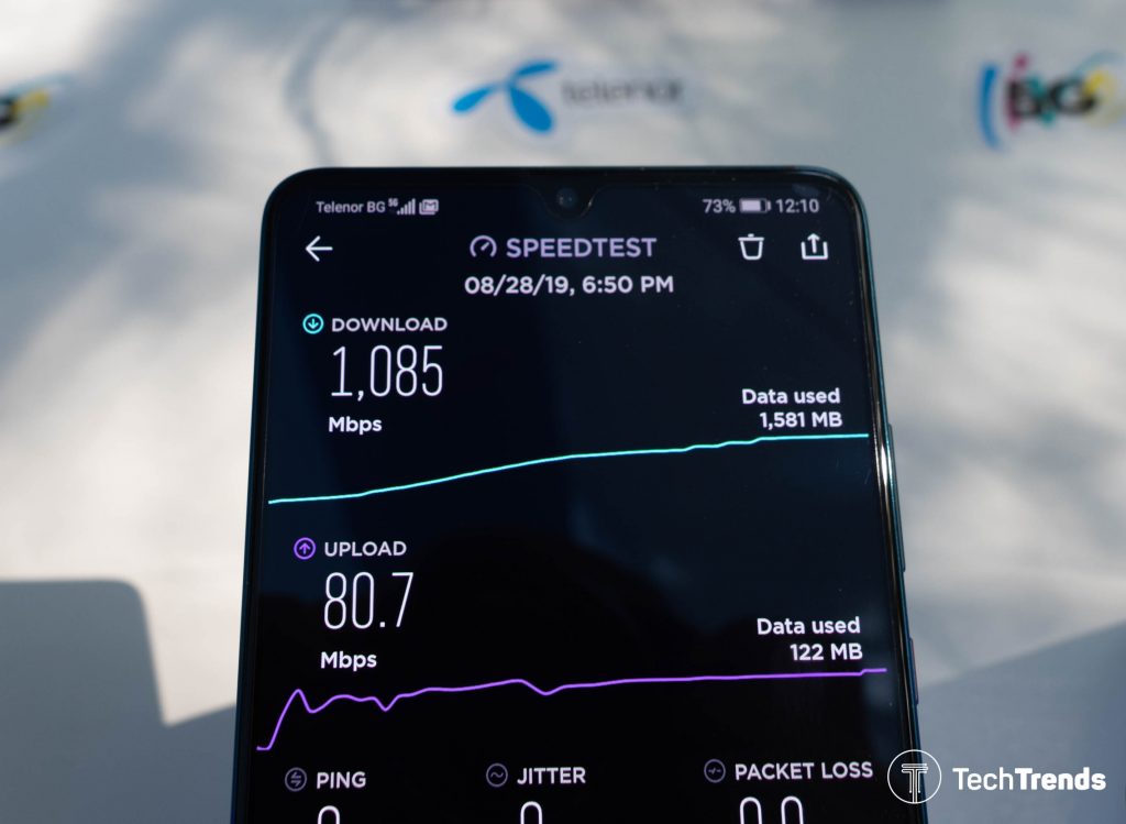 Telenor-5G-speedtest