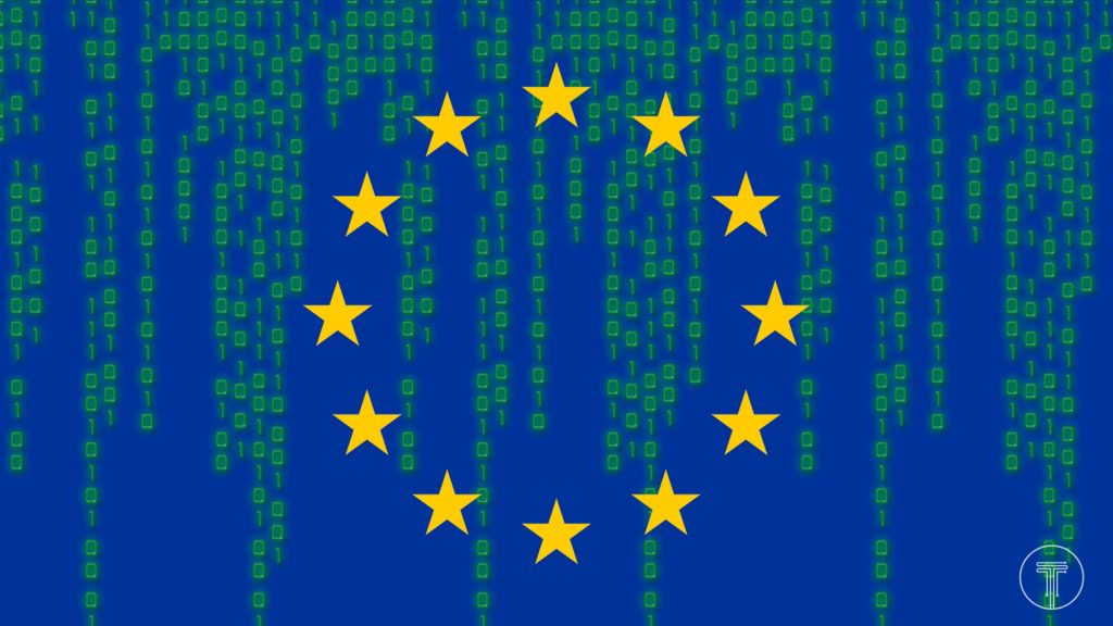 Digital-European-Union-Flag