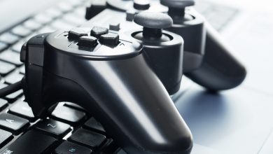 Laptop with joystick