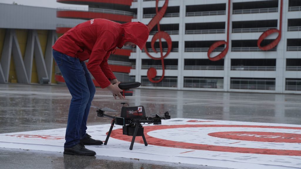 A1 - 5G Drone Deliver and iPhone 13 -3