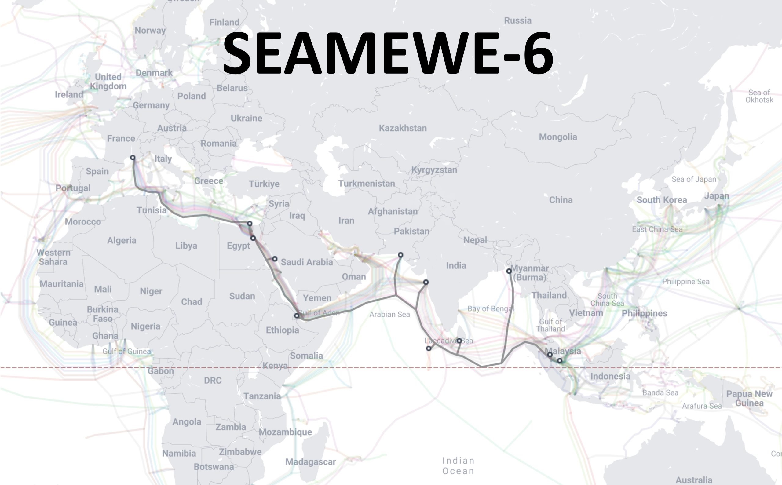 SeaMeWe-6-cable