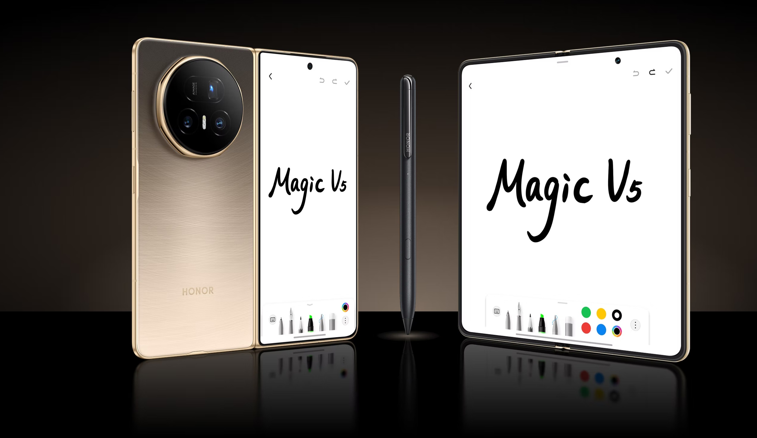 Honor-Magic-V5-writing